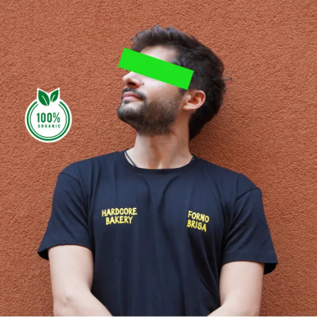 T-shirt “Fan*ulo la dieta” UOMO – cotone bio